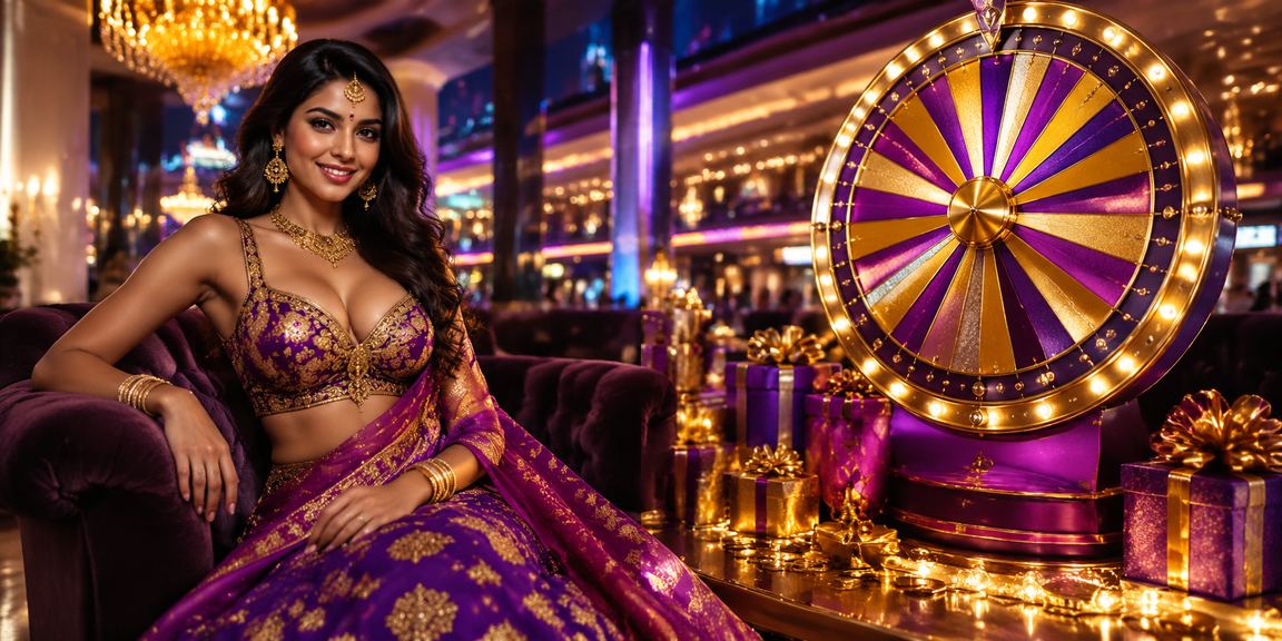 Roulette game on mobile at night market venue in India